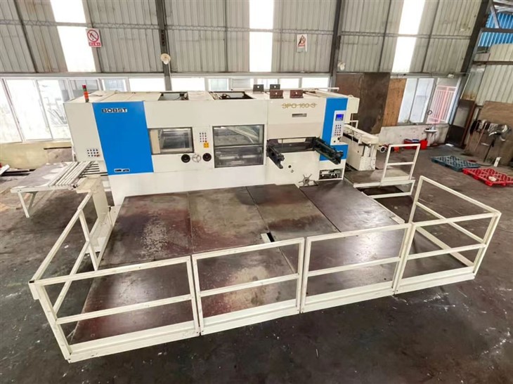 Used Bobst Flat Platen Die Cutting Full Stripping Machine
